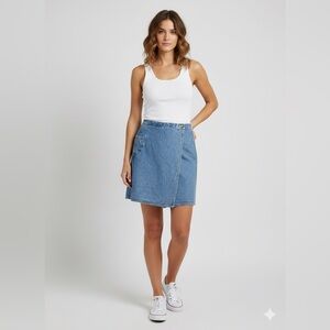Liz Claiborne Lizwear Vintage Denim Skort